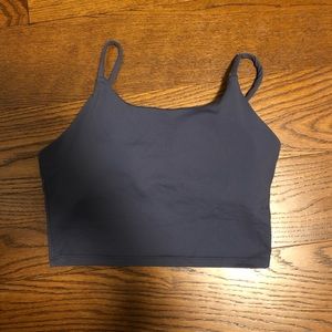 Colorvalue Cropped Active Tank Cami Grey Blue M
